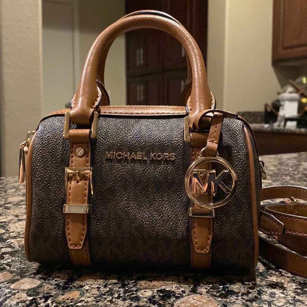 Excellent condition Michael Kors Bedford Legacy Extra Small Duffel Crossbody